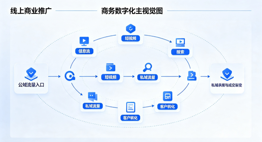 克东县线上商业推广怎么做？全域流量闭环搭建与低成本转化实战指南